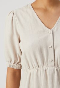 Pieces Abito a camicia - off-white