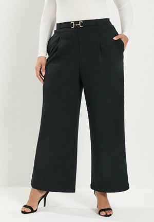 Yours Clothing, PLUS SIZE SMART TROUSERS - Pantalon classique - black