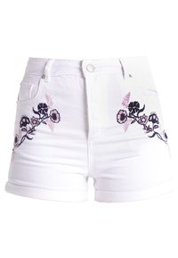 Miss Selfridge Shorts vaqueros - white