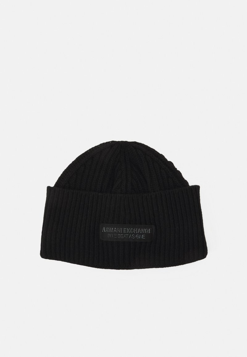 Armani Exchange BEANIE HAT UNISEX black/noir ZALANDO.FR