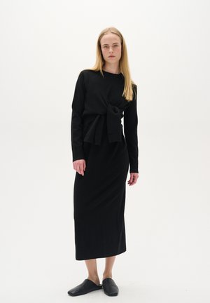 Strickkleid - black