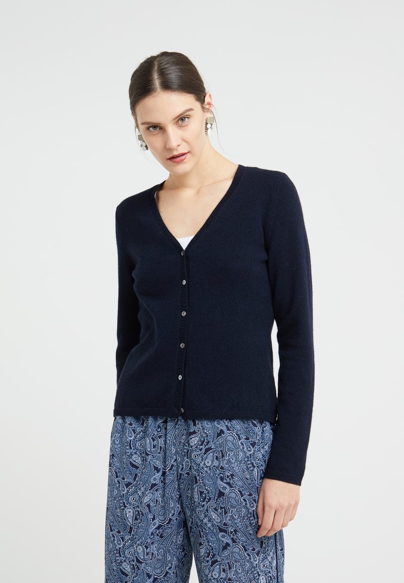 FTC Cashmere CARDIGAN - Cardigan - midnight