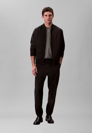 Calvin Klein, - Spodnie materiałowe