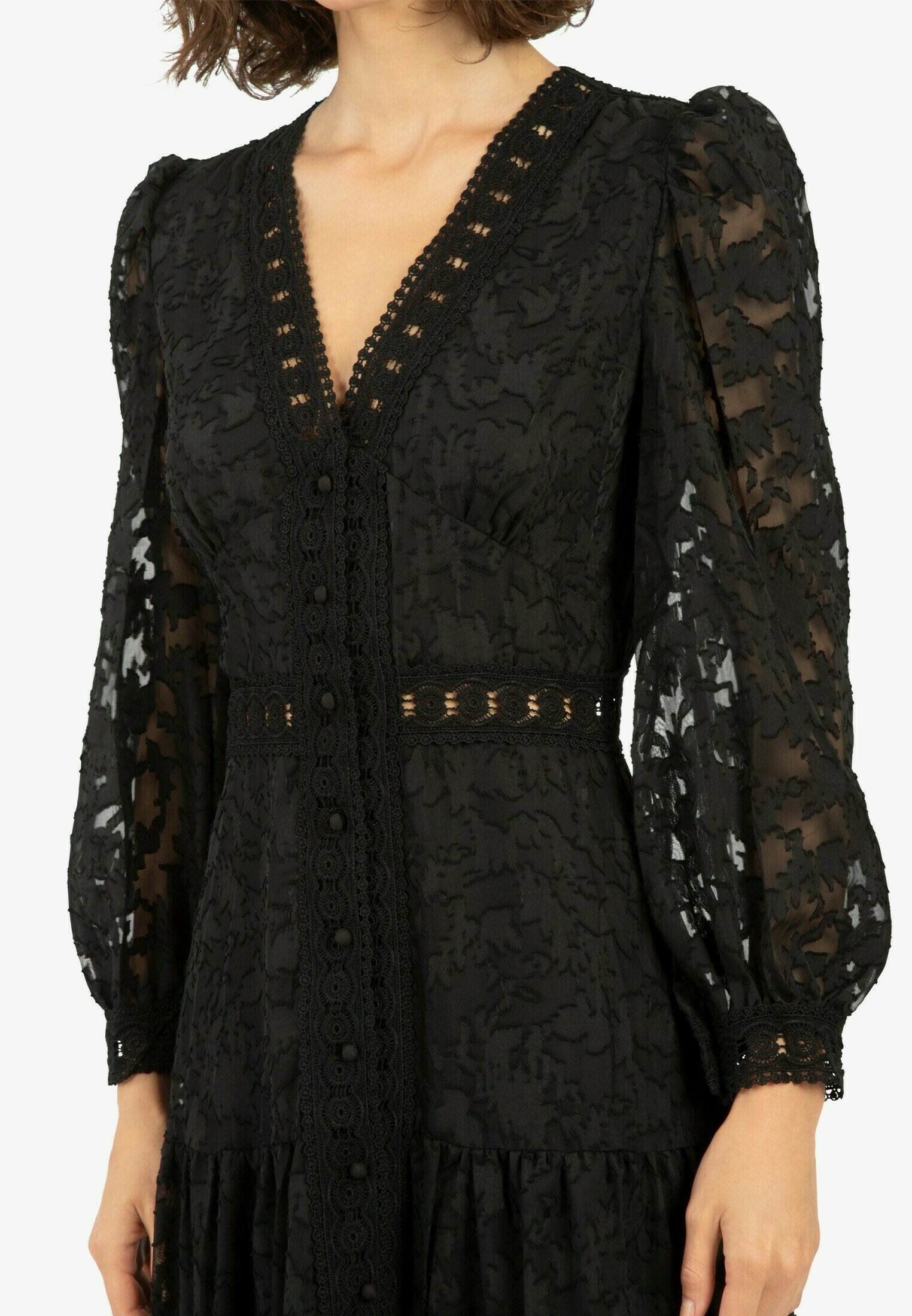 Apart Maxi-jurk - schwarz/zwart - Zalando.be