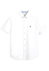 SHORT SLEEVE OXFORD WITH STAG - Cămașă - white