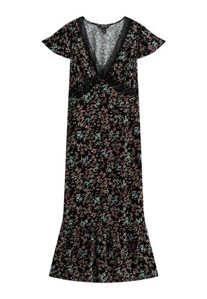 New Look FLORAL MIDI  - Vestito casual - black pattern