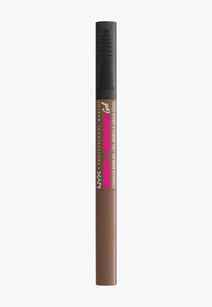 NYX PROFESSIONAL MAKEUP ZERO TO BROW AUGENBRAUENGEL - Gel sourcils - ash brown