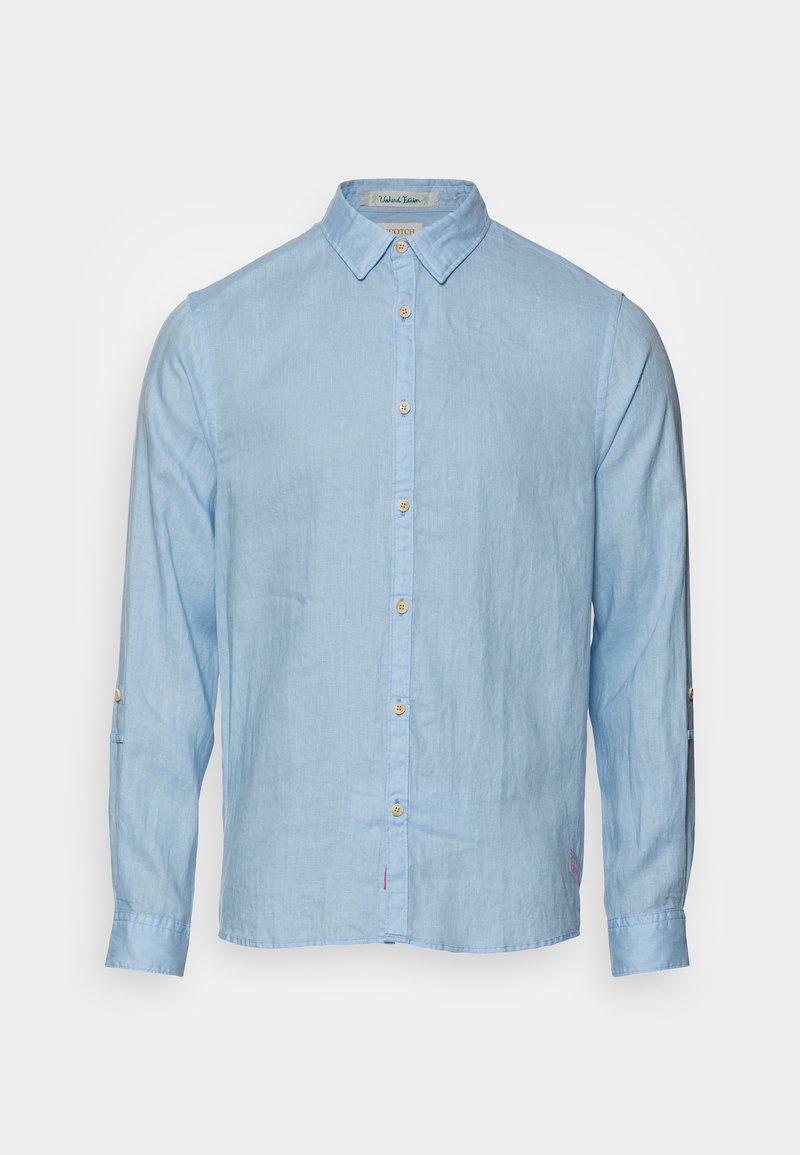 Scotch & Soda REGULAR FIT SHIRT WITH SLEEVE ROLL UP Skjorte sky