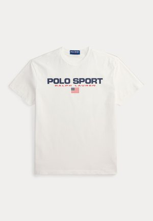 CLASSIC FIT POLO SPORT JERSEY T-SHIRT - Μπλουζάκι με στάμπα - white