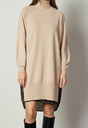 Maglione - mottled beige
