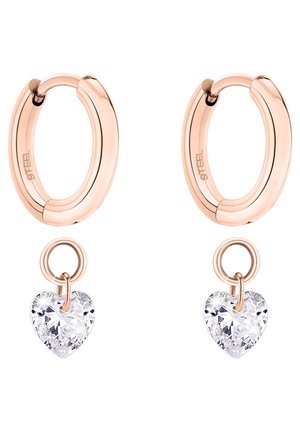 Oorbellen - rose gold-coloured