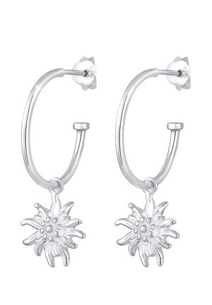 DAINTY FLOWER BLOSSOM - Ohrringe - silver-coloured