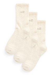 CUSHION SOLE 3 PACK - Calcetines - oat
