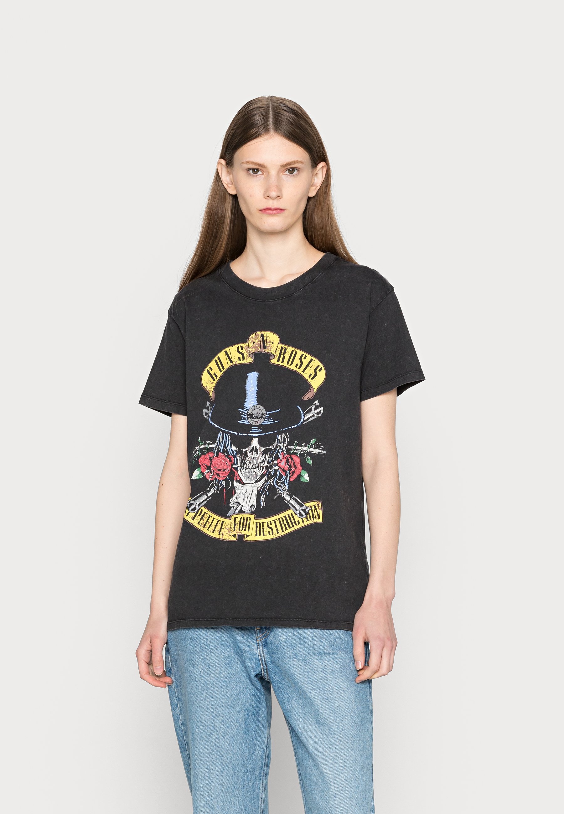 Cotton On CLASSIC GUNS N ROSES - T-shirt con stampa - black heavy acid  wash/nero - Zalando.it