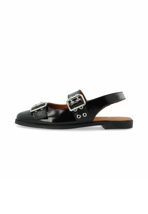 Ballerines à brides arrière - black