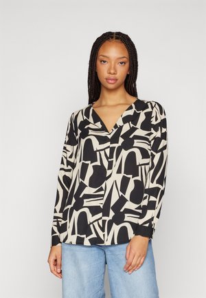 ONLY ONLTIANA LIFE LOOSE SHIRT  - Blusa - black/city graphic