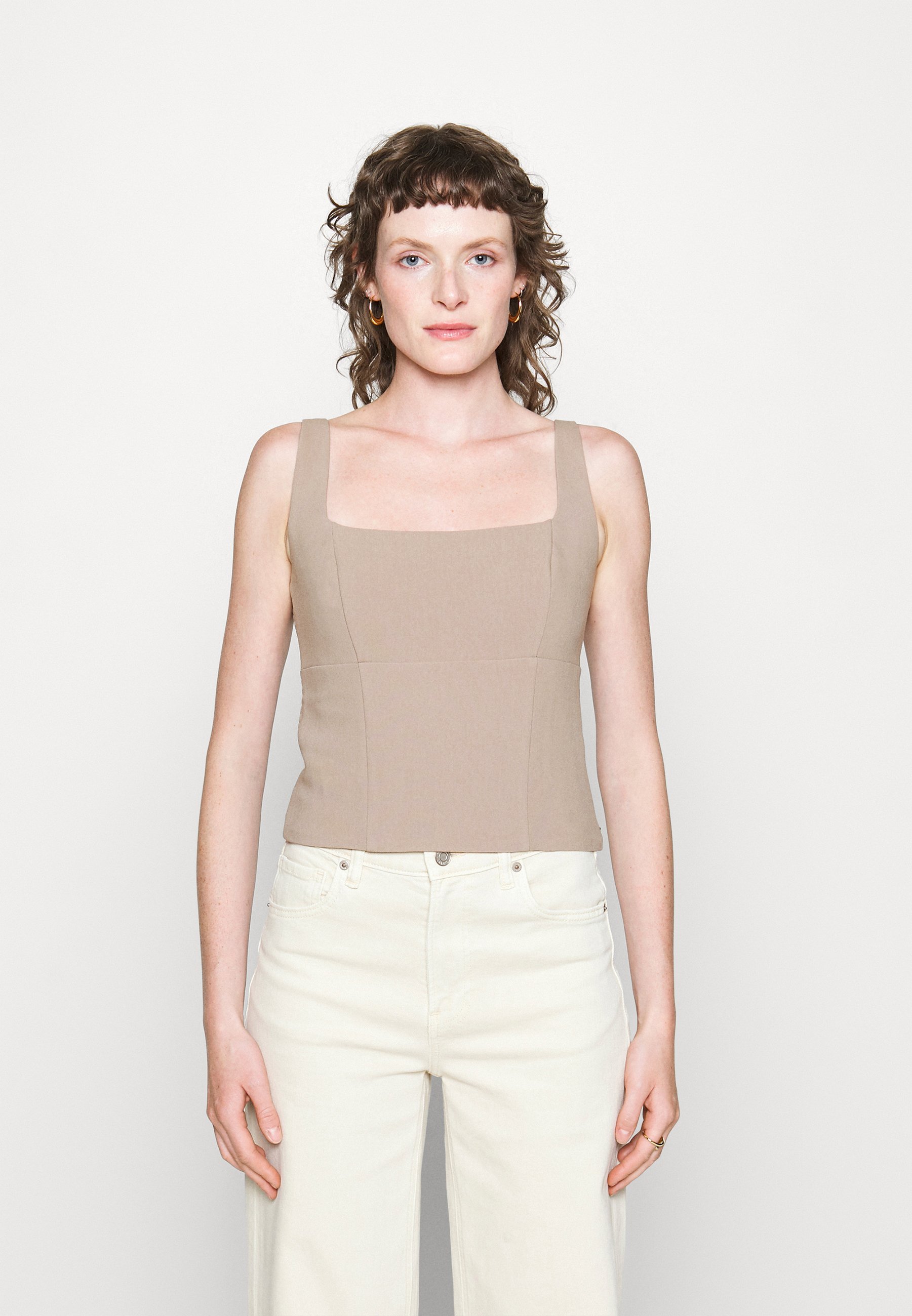 abercrombie square neck tank