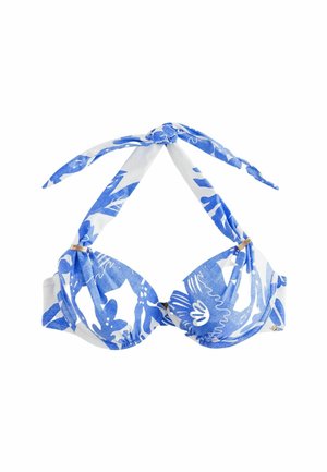 Sutien costum de baie din două piese - blue white