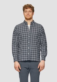 s.Oliver REGULAR FIT KARIERTES MIT BUTTON-DOWN-KRAGEN - Chemise - weiß