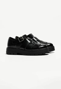 Bershka CAGE - Walking sandals - black