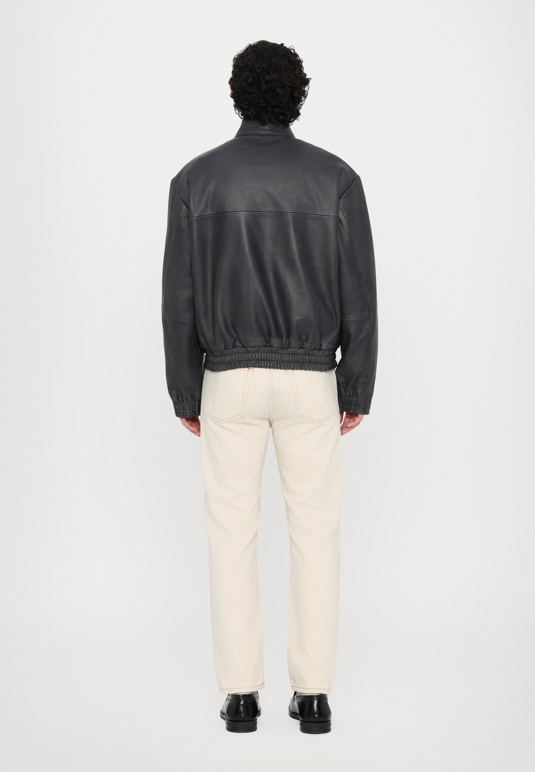 Won Hundred CONAN - Leather jacket - black - Zalando.co.uk