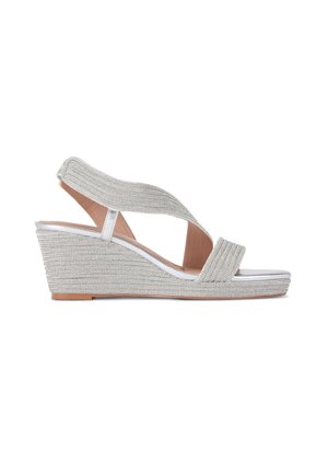 GALA  JEWEL - Sandalen met sleehak - silver