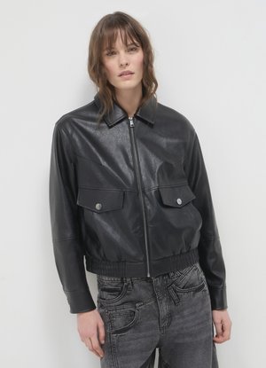 Calliope Kunstlederjacke - ultrablack