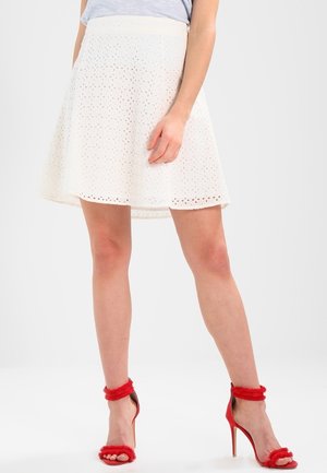 A-snit nederdel - white