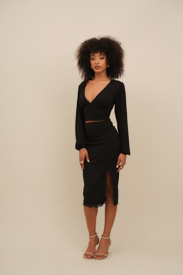 CRISSY BACKLESS - Long sleeved top