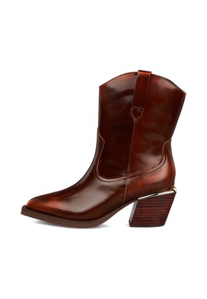Botines camperos - camel