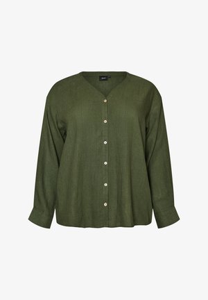 Zizzi, Bluse - grün