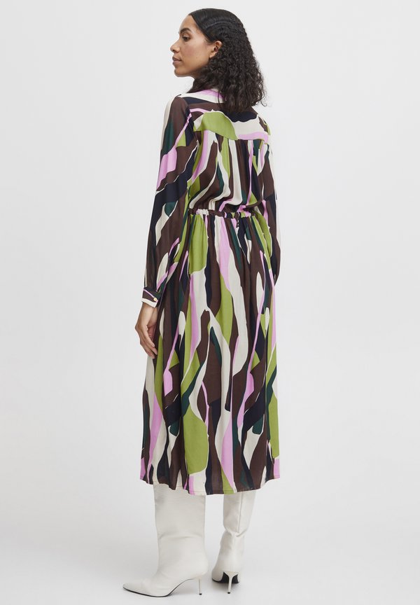 BYHISIA - Shirt dress - guacamole mix4