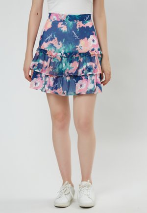 FLORAL FLOUNCED   - Falda acampanada - multicolor