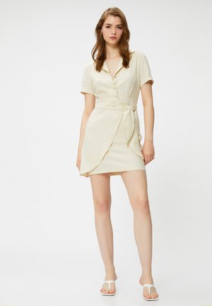Blusenkleid - beige