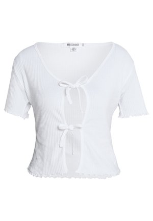 T-shirt med print - white