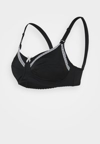 Sans Complexe NEW CARESSE SOUTIEN GORGE EMBOÎTANT SANS ARMATURE - Soutien com aro - black/ivoire