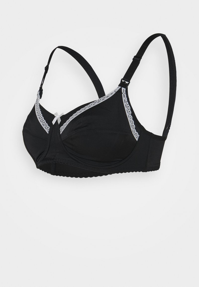 Sans Complexe NEW CARESSE SOUTIEN GORGE EMBOÎTANT SANS ARMATURE - Soutien com aro - black/ivoire