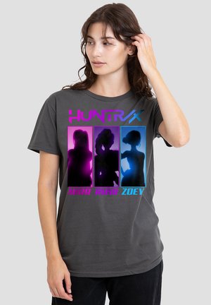 KPOP DEMON HUNTERS SPOTLIGHTS - Print T-shirt - anthracite