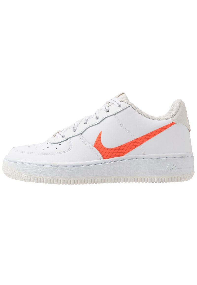 Nike Sportswear Air Force 1 Lv8 3 Sneaker Low White Total Orange Summit White Black Weiss Zalando De