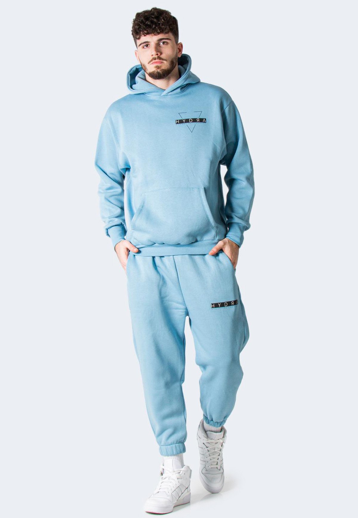 Hydra Clothing TUTA CON CAPPUCCIO - ITALIAN CREED - COMBINATION CLOTHING -  Felpa con cappuccio - blue/blu - Zalando.it