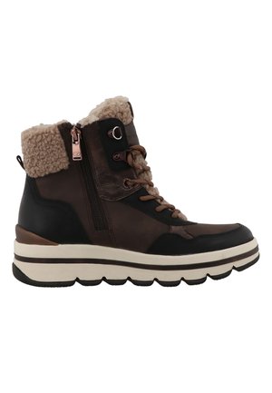 TOM TAILOR, STIEFEL - Snowboot/Winterstiefel - black mokka