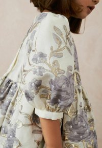 Next FLORAL PROM - Kokteilikleit/peokleit - gold silver grey