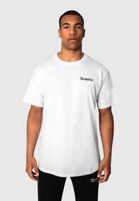 Dropsize HEAVY EMBO  - Lihtne T-särk - white