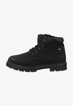 TOM TAILOR, Schnürstiefelette - black