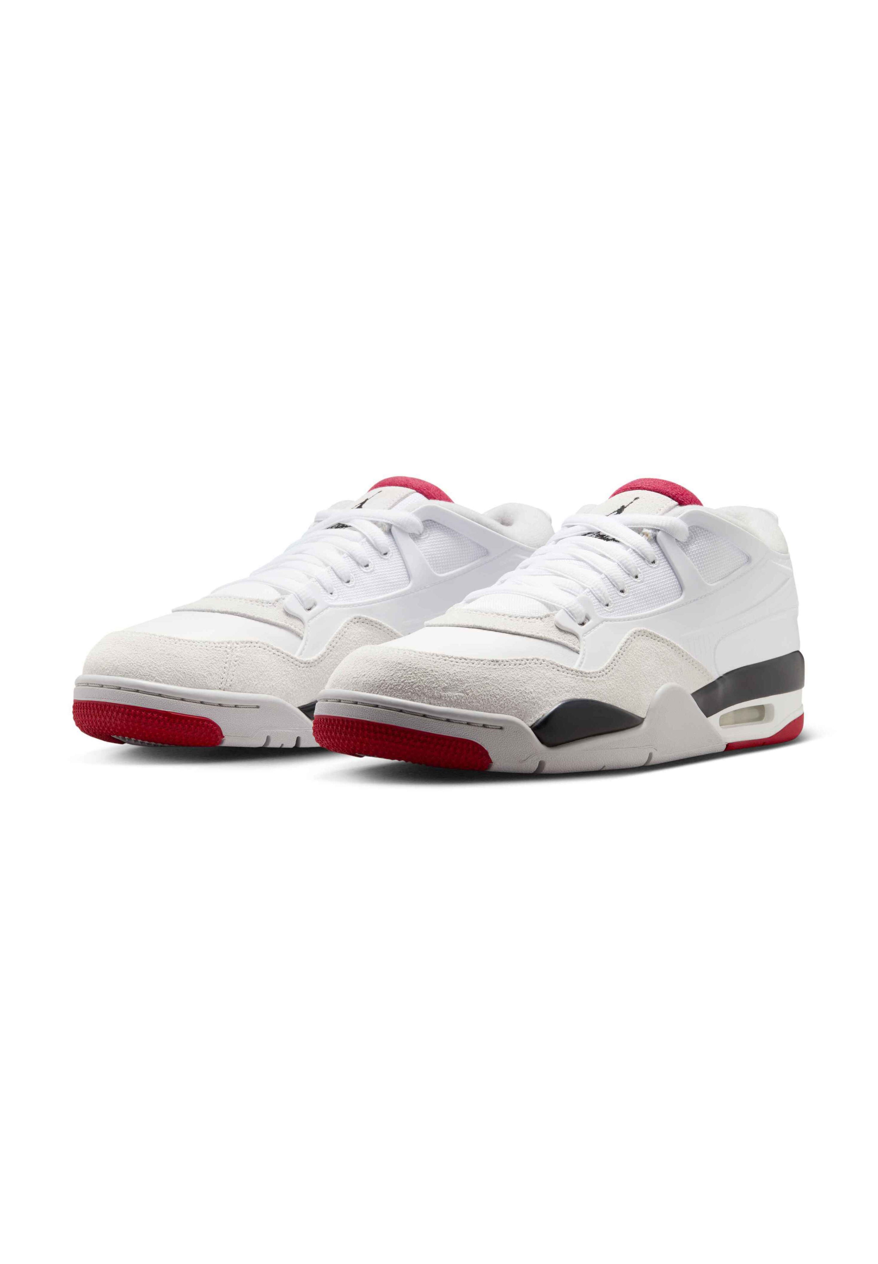 jordan4 red and white
