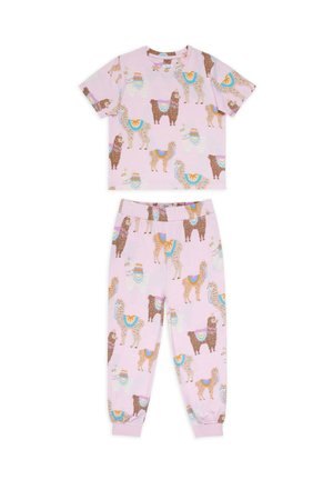 PRINT LONG SET - Pyjama set - pink
