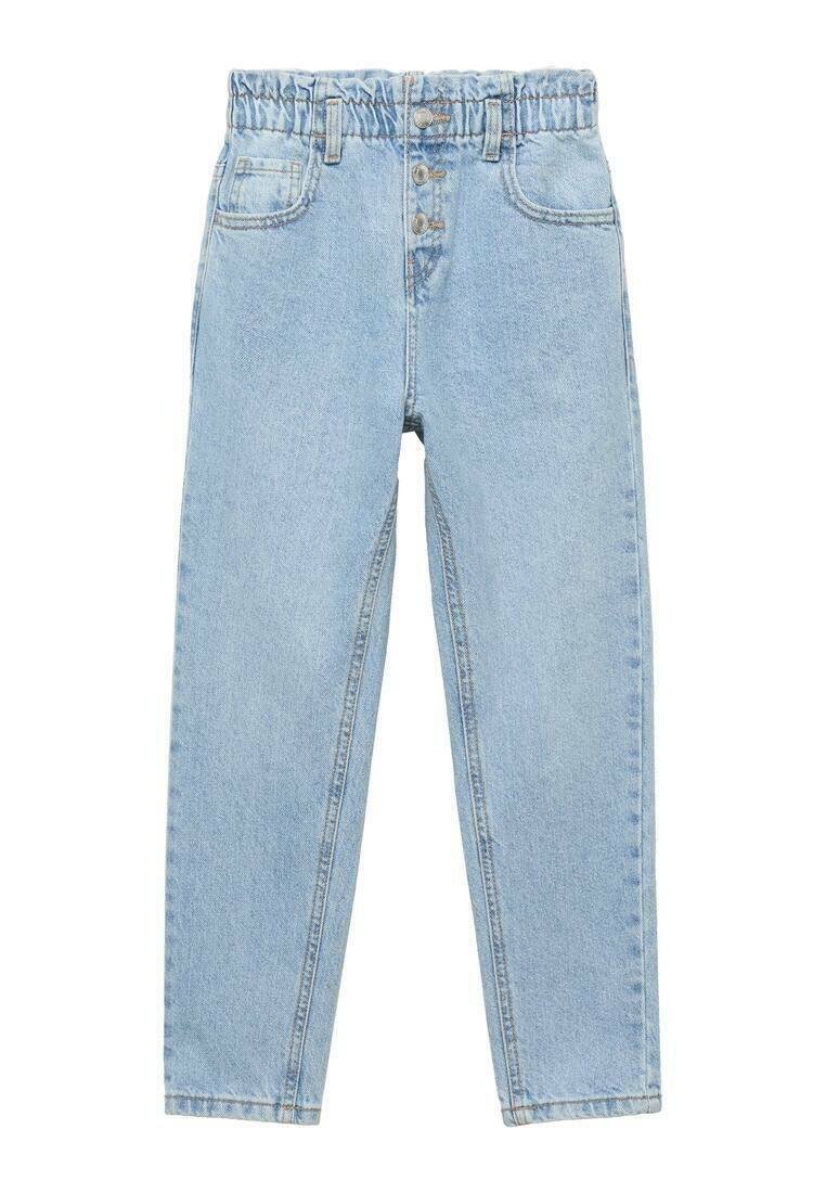 Mango Kids - PAPERBAG  - Ravne kavbojke - blue, Povečajte
