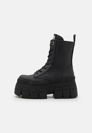 GOSPHER LACE UP MID - Stivaletti stringati - black