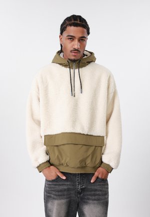 UNISEX - Džemperis su gobtuvu - off-white/khaki
