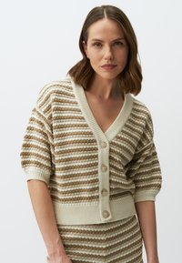 ELBOW SLEEVE STRIPED - Cardigan - ta